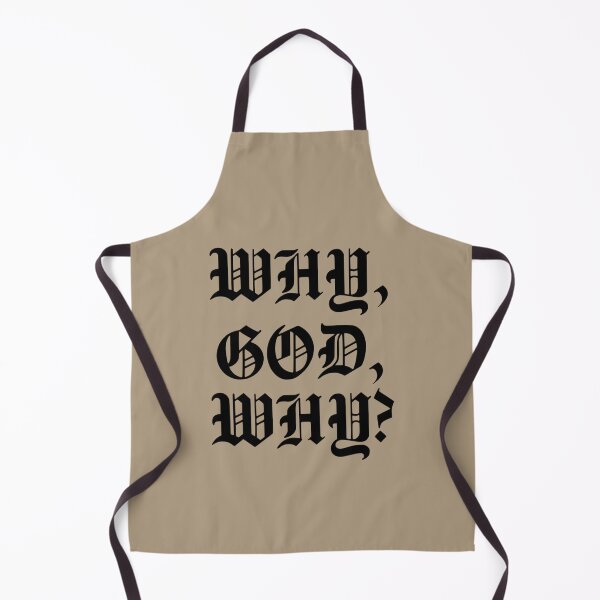 Item preview, Gothic _quot_WHY, GOD, WHY_quot_ Black Version designed and sold by LostboysLL.
