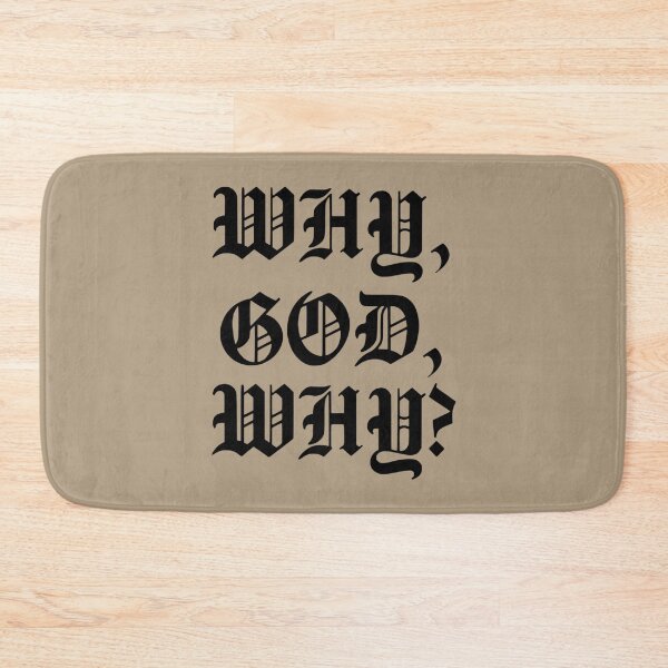 Item preview, Gothic _quot_WHY, GOD, WHY_quot_ Black Version   designed and sold by LostboysLL.
