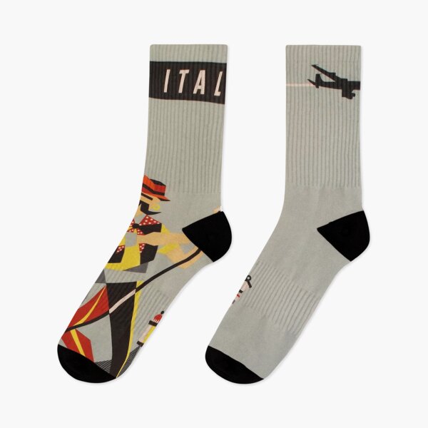 Item preview, 1965 Italy. Qantas Australia’s overseas airline. In association with Air India, BOAC, TEAL and SAA designed and sold by SuperMerchMan.