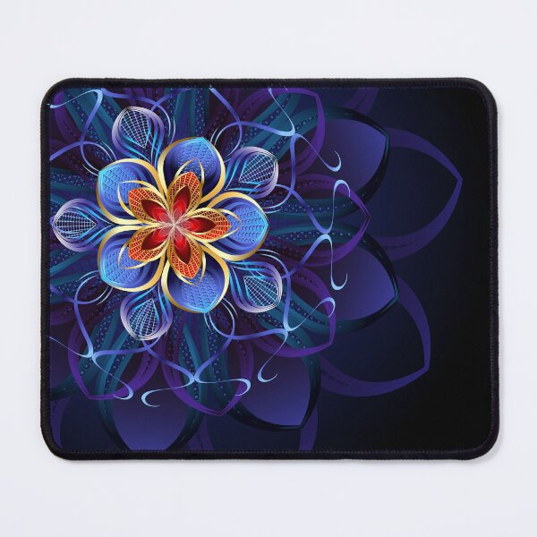 Item preview, abstract blue flower designed and sold by Blackmoon9.