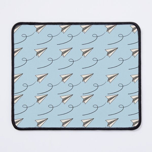 Item preview, Paper Plane Flying Light Blue designed and sold by Miezka.