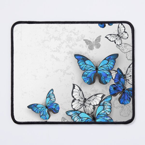 Item preview, Blue and White Butterflies designed and sold by Blackmoon9.