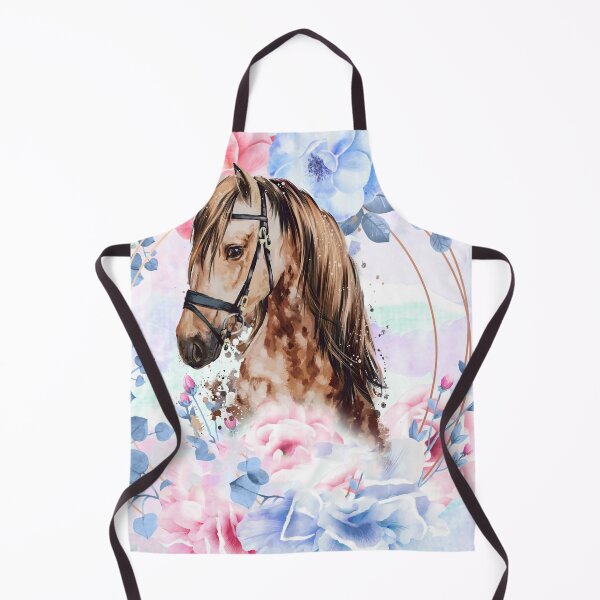 Item preview, Horse And Flower background watercolor designed and sold by Andrew974.
