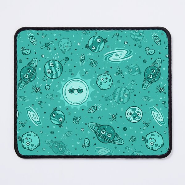 Item preview, Cartoon Space Pattern - Green designed and sold by chayground.