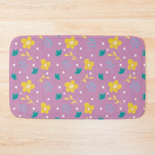 Item preview, Spring Longing Collection - Flowers and Puffs Pink Pattern designed and sold by Missing In Art.