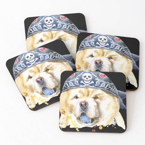 Item preview, dog in bandanna designed and sold by amy greaves.