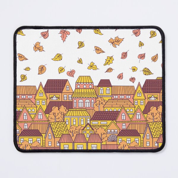 Item preview, Village in autumn designed and sold by OtterFactory.
