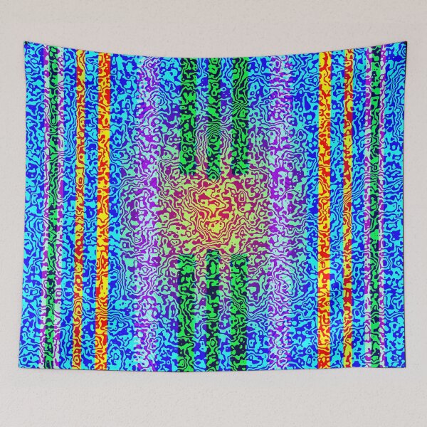 Item preview, SWIRLING MULTICOLORED VERTICAL STRIPES. designed and sold by Ralek.