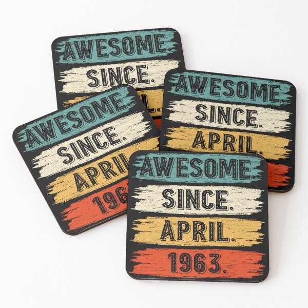 Item preview, 59 Years Old Gifts Awesome Since April 1963 59th Birthday designed and sold by MoHaCo.