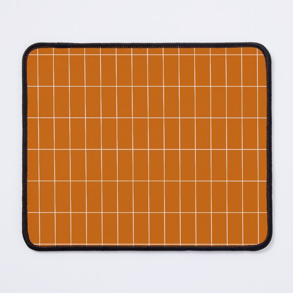 Item preview, Long Grid Orange designed and sold by Miss Striped.