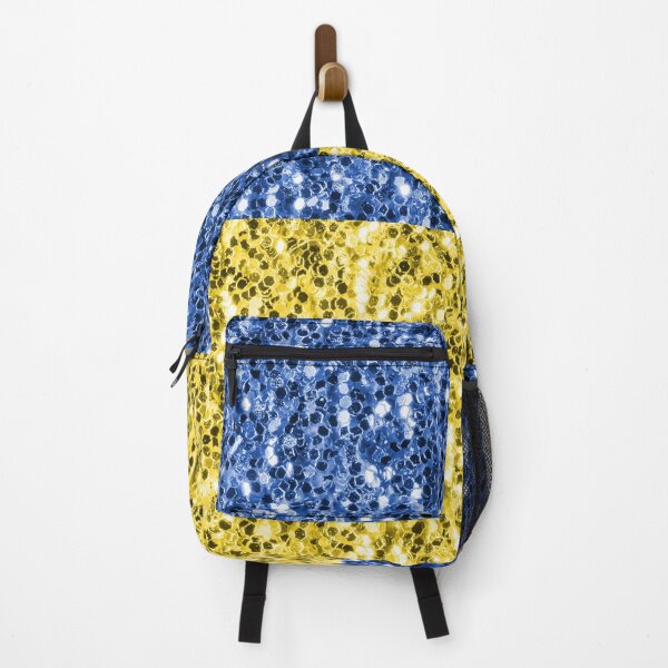 Item preview, Blue yellow Ukraine flag glitter faux sparkles (Photo of Glitter - Not Reflective)  designed and sold by PLdesign.