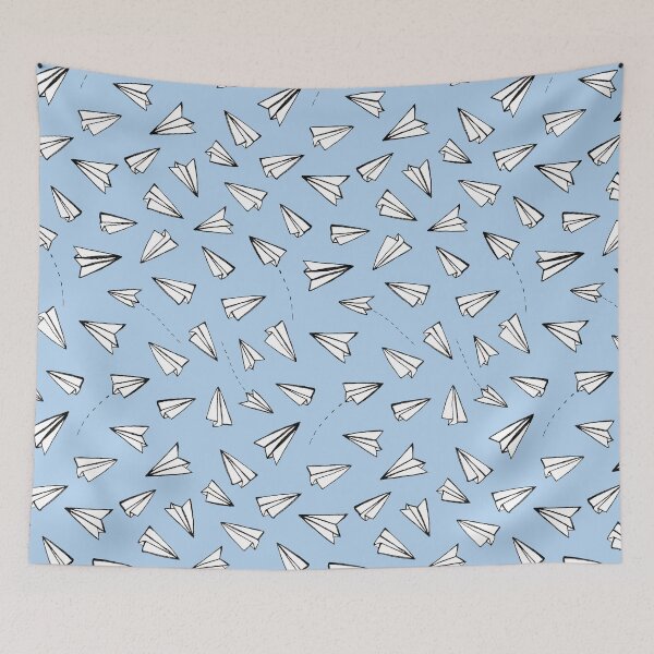 Item preview, Paper Planes in Blue designed and sold by Tangerine-Tane.