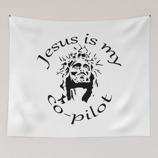 Item preview, Jesus is my copilot designed and sold by Demna-S.