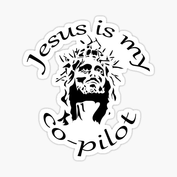 Item preview, Jesus is my copilot designed and sold by Demna-S.