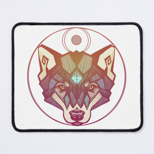 Item preview, Tribal Wolf Head designed and sold by MonoMano.