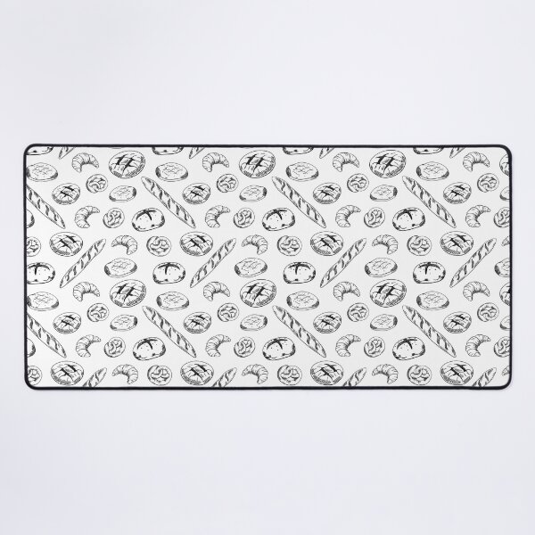 Item preview, Hand drawn seamless pattern of sketched bread and bakery designed and sold by Familyshmot.