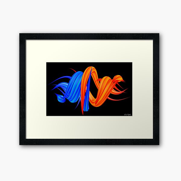 Claw Whirl Gerahmter Kunstdruck