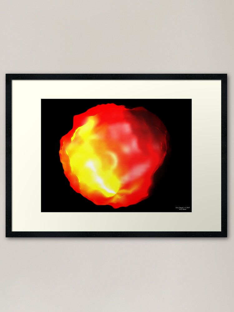 Thumbnail 1 von 7, Gerahmter Kunstdruck, Fire Glow designt und verkauft von Enagel.