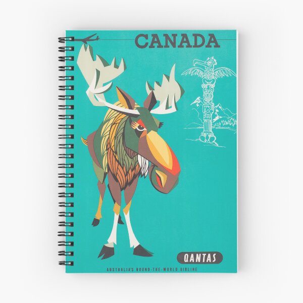 Item preview, 1965 Canada - Qantas around the world airlines designed and sold by SuperMerchMan.
