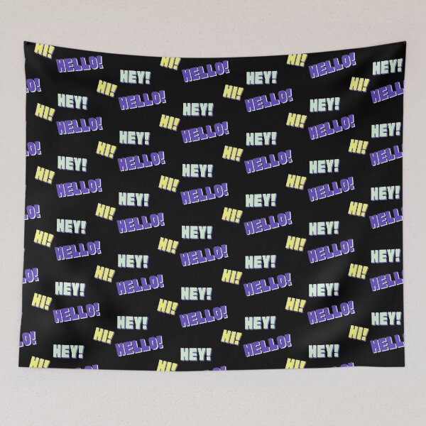 Item preview, Hello! Hi! Hey! designed and sold by Colorful Misfits.