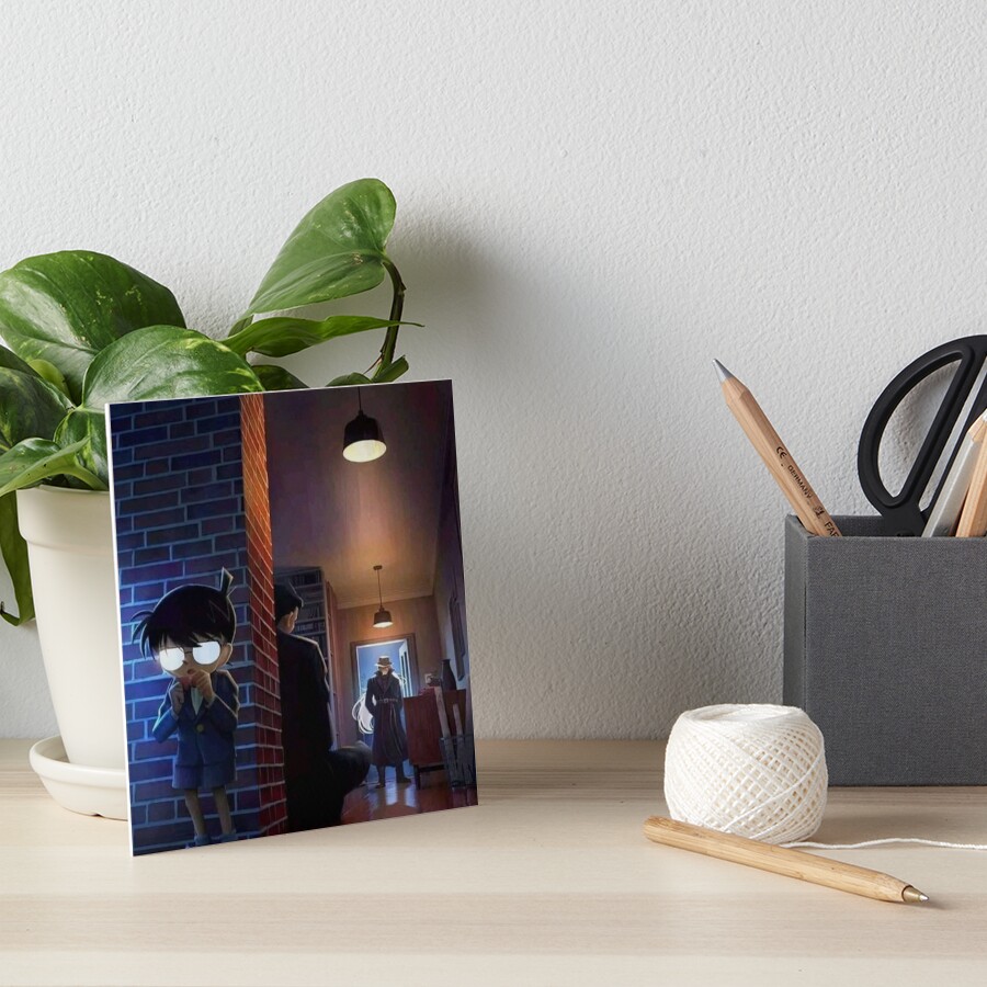 Conan - gin - Kogoro Mouri Art Print