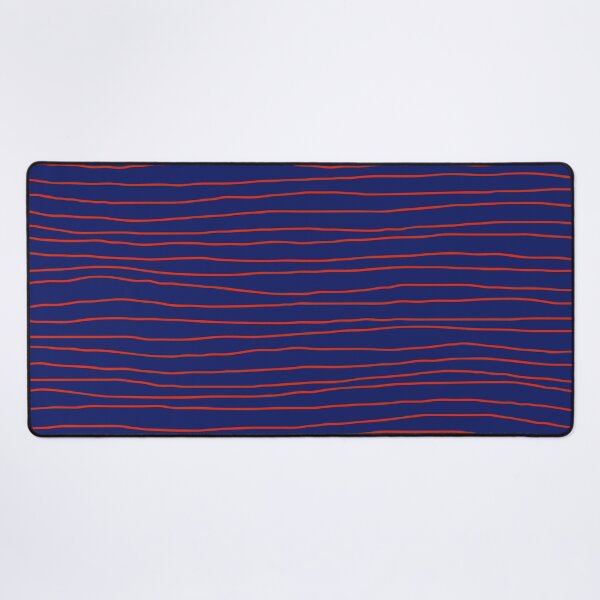 Item preview, Hand Drawn Lines - Orange navy designed and sold by Miss Striped.