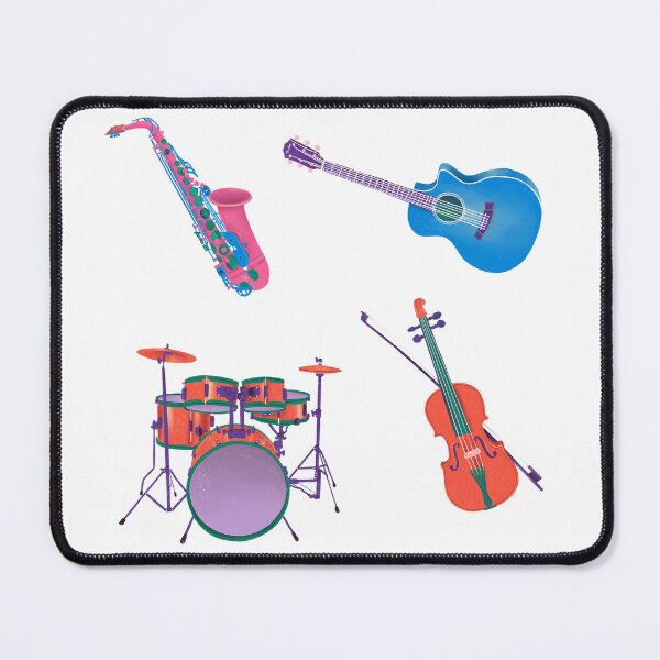Item preview, Musical Instruments Sticker Packs designed and sold by alloutshirts.