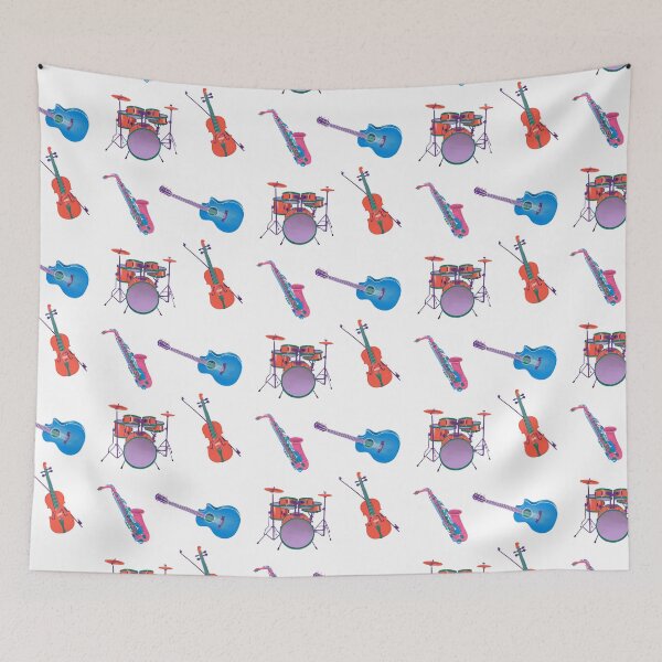 Item preview, Musical Instruments Sticker Packs designed and sold by alloutshirts.