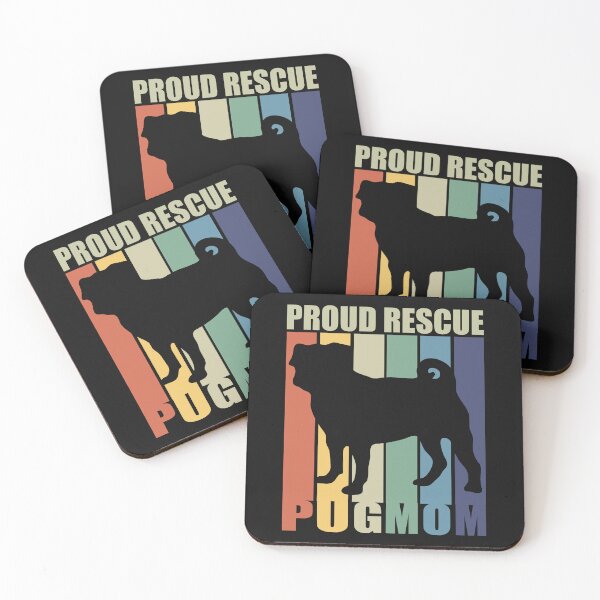 Item preview, Proud Rescue Pug Mom designed and sold by Pugstuff.