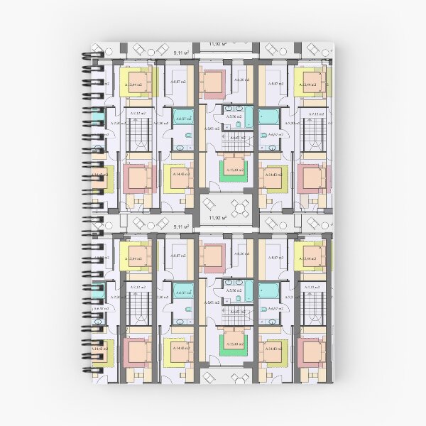 Item preview, Detailed architectural townhouse floor plans, apartments layout designed and sold by Familyshmot.