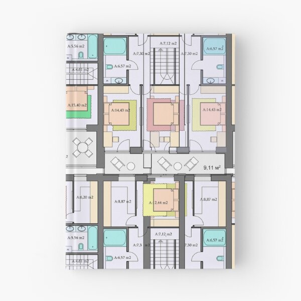 Item preview, Detailed architectural townhouse floor plans, apartments layout designed and sold by Familyshmot.