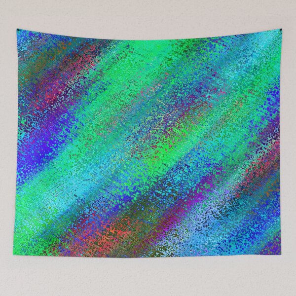 Item preview, Blue and Green 90s Inspired Pattern designed and sold by TotallyRetroArt.