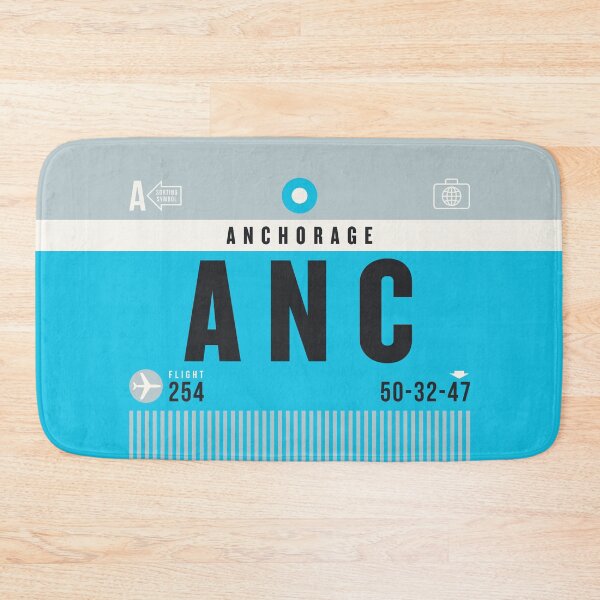 Item preview, Luggage Tag A - ANC Anchorage Alaska USA designed and sold by VoodooCircus.