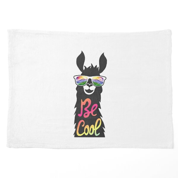 Extra Large Personalized Pink Cactus Llama Pattern Towel for Kids - Ov