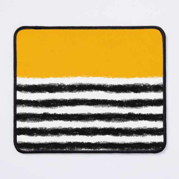 Item preview, Watercolor Striped Yellow Black designed and sold by Miss Striped.