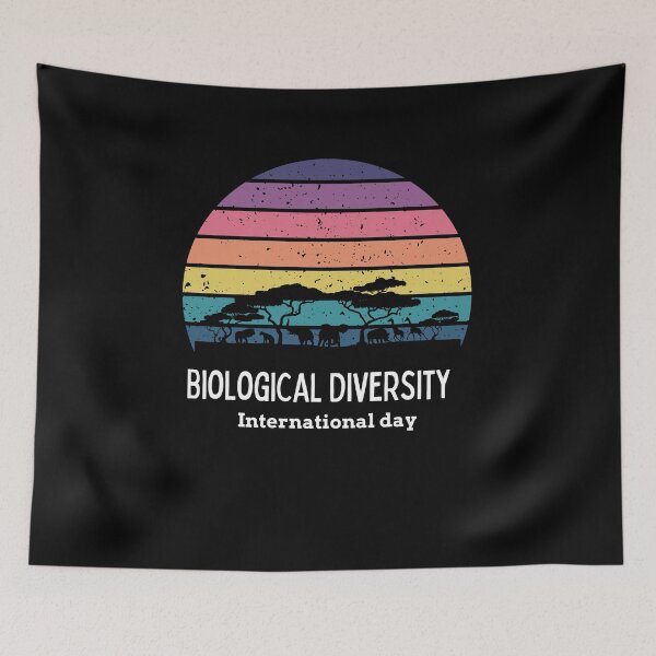 Item preview, International day for biological diversity, retro sun designed and sold by selfesteeem.