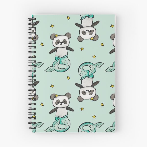 Artikelvorschau, Panda-Meerjungfrau-Aquarell entworfen und verkauft von kmstudio.