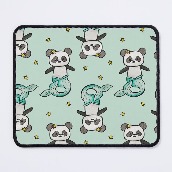 Item preview, Panda Mermaid Watercolor designed and sold by kmstudio.