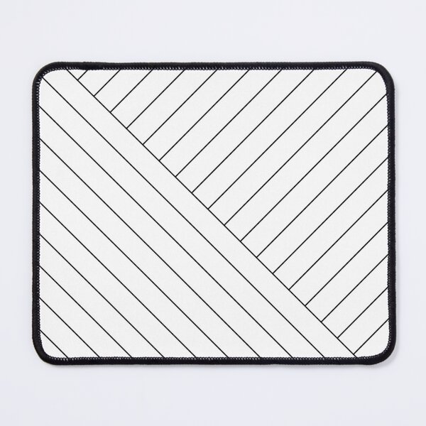 Item preview, Abstract geometric lines white designed and sold by Miss Striped.