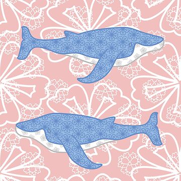 Artwork thumbnail, flower whale by jellibat
