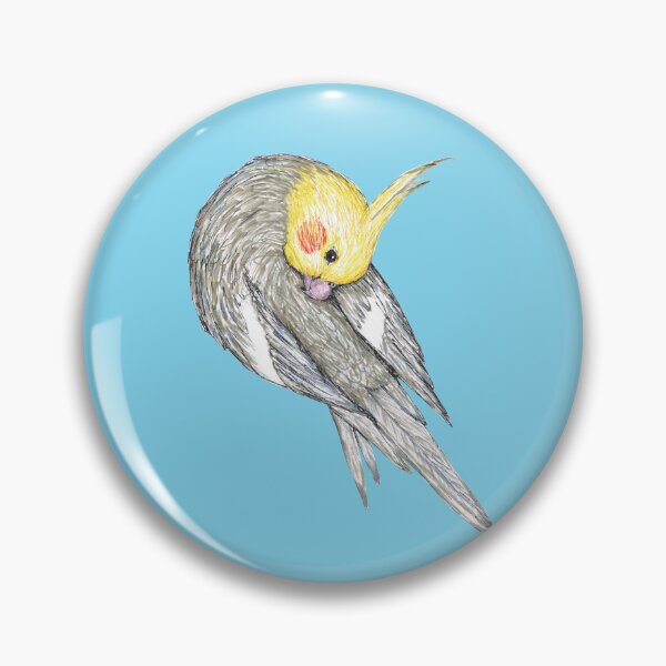 Item preview, Preening cockatiel designed and sold by Bwiselizzy.