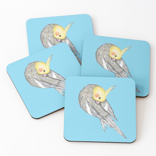 Item preview, Preening cockatiel designed and sold by Bwiselizzy.