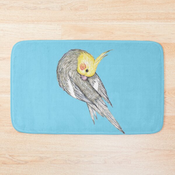 Item preview, Preening cockatiel designed and sold by Bwiselizzy.