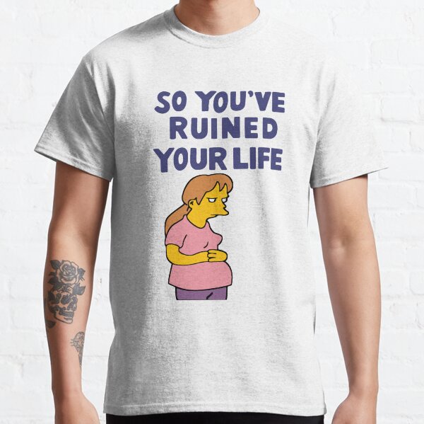 Vintage 80's Rare The Simpson's Graphic T-shirt