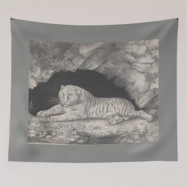 Item preview, Tiger Lying in the Entrance of a Cave by Elizabeth Pringle designed and sold by Amanda1775.