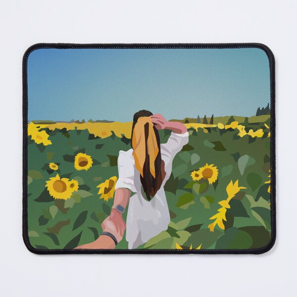 Item preview, Romantic couples in sunflower field designed and sold by ArtfullyReka.