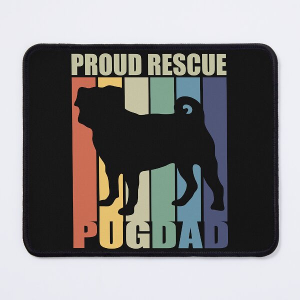 Item preview, Proud Rescue Pug Dad Dog Dad designed and sold by Pugstuff.