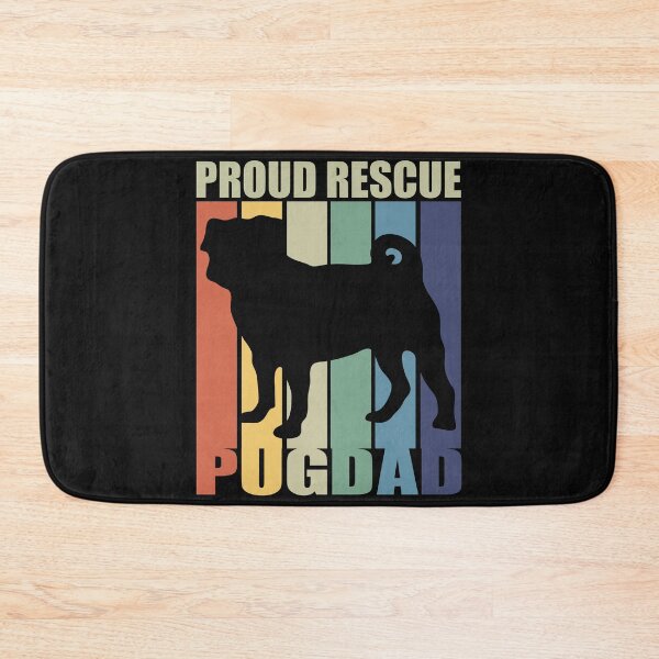 Item preview, Proud Rescue Pug Dad Dog Dad designed and sold by Pugstuff.