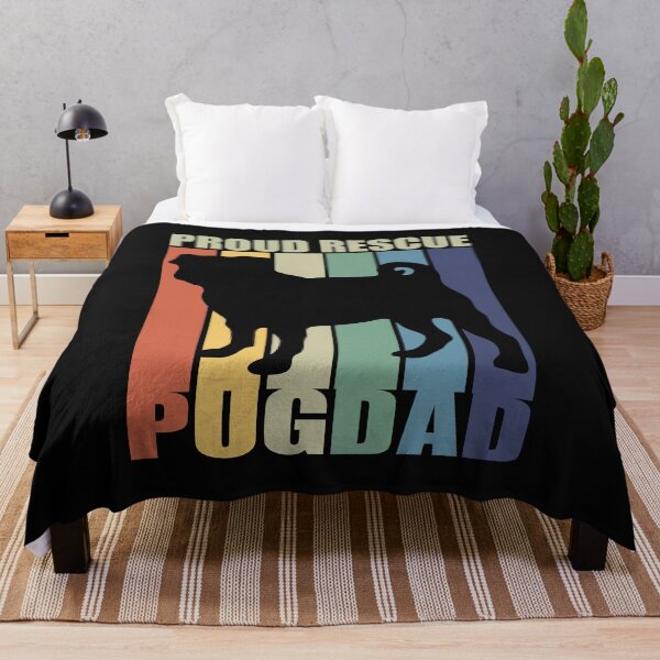 Item preview, Proud Rescue Pug Dad Dog Dad designed and sold by Pugstuff.