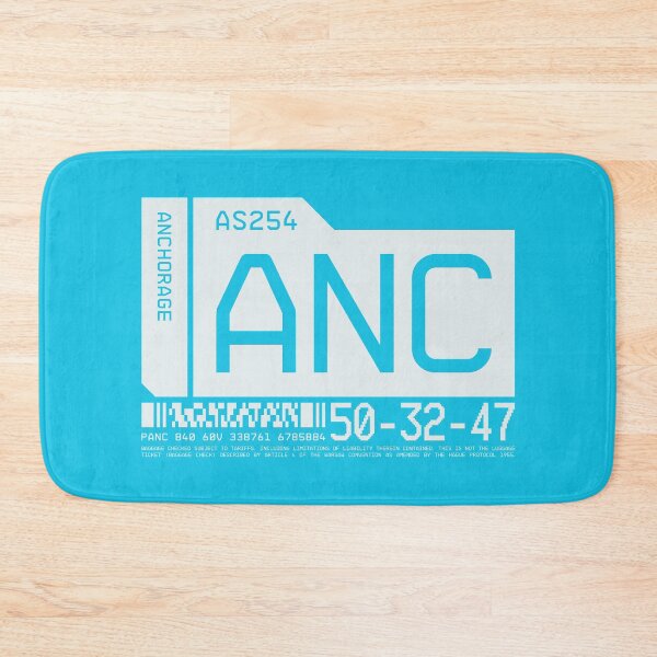 Item preview, Luggage Tag C - ANC Anchorage Alaska USA designed and sold by VoodooCircus.